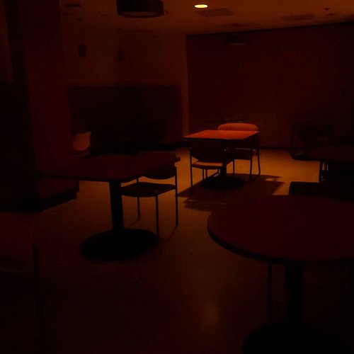 Sometimes ya just identify with an empty hospital cafeteria in the middle of the night with only 1 light turned on over 1 tab...