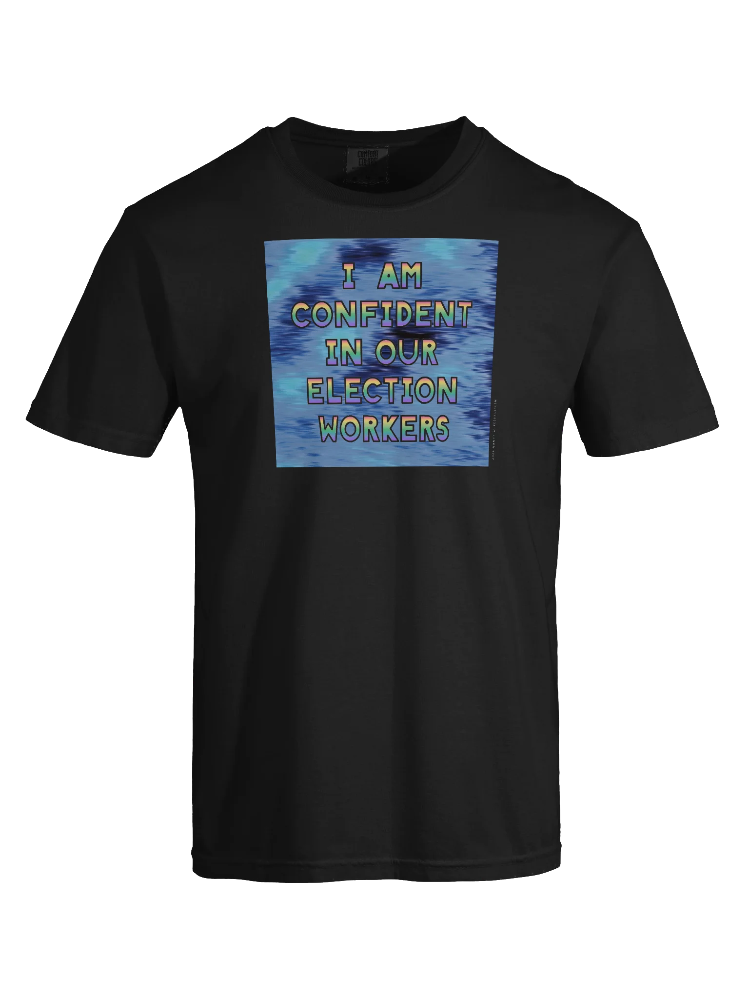 Election Process Rainbow Letters tee product image (15)