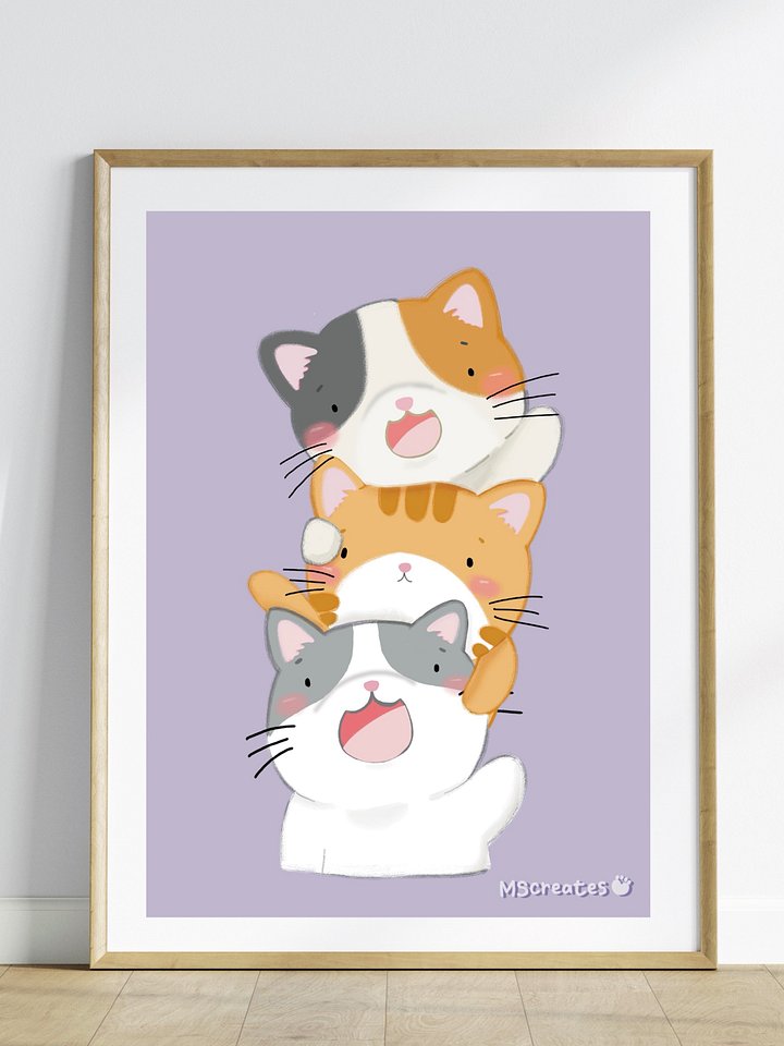 Cat Trio Print product image (1)