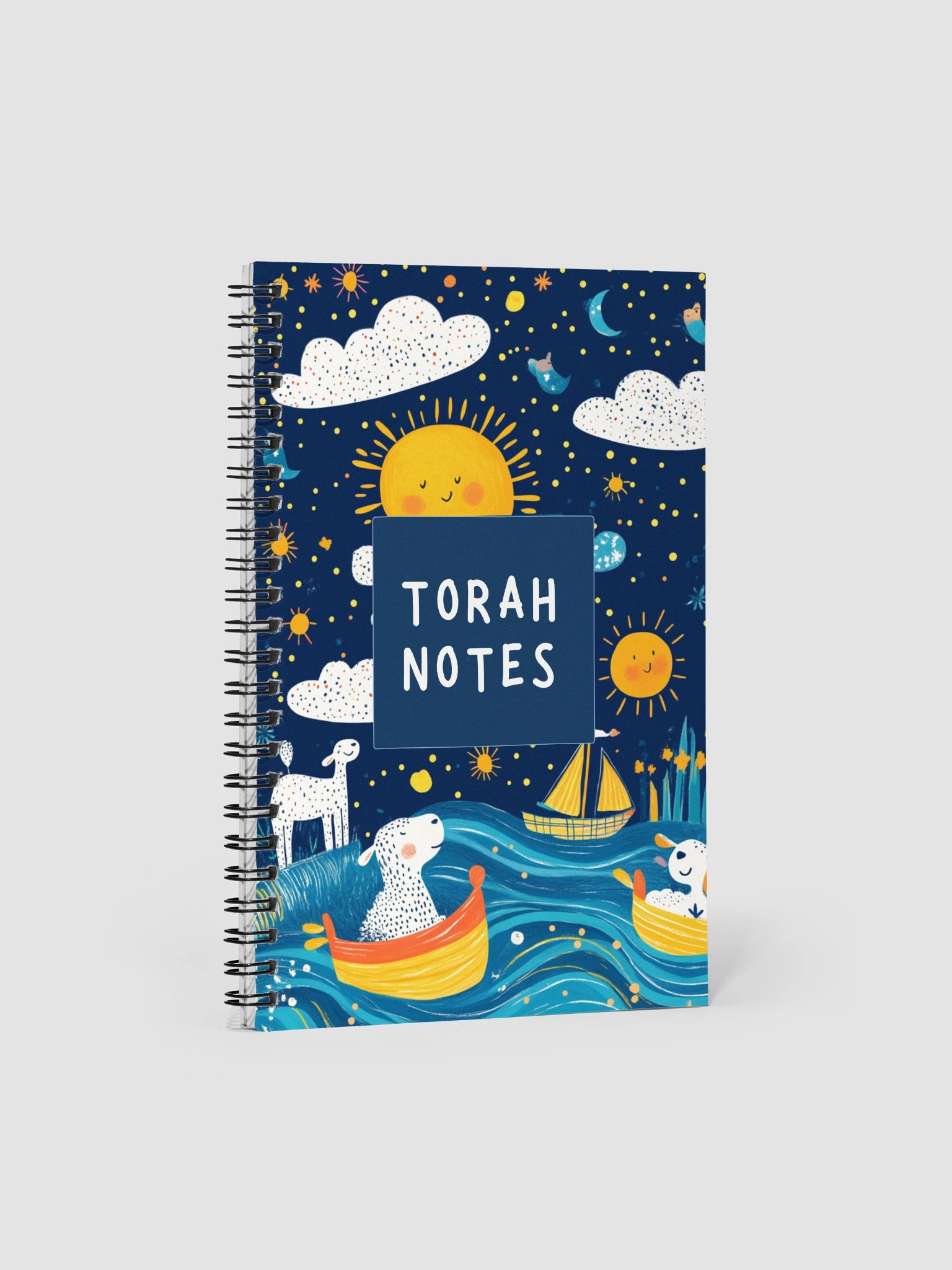 Celestial Torah Notes Spiral Notebook product image (1)