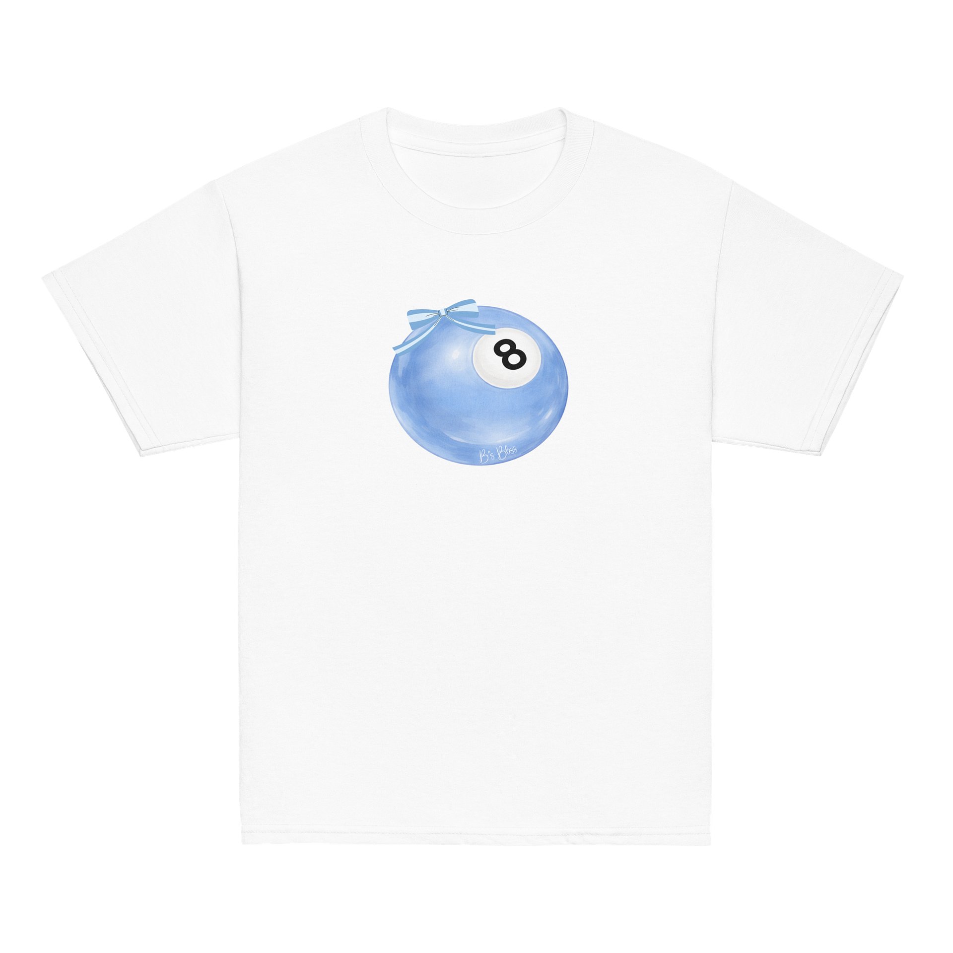 Blue 8 Ball Baby Tee product image (1)