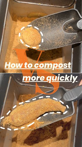 [How-To Hub 2] How to speed up your compost (and your patience): don’t yeet a whole carrot in and pray. 
🥕 Chop it small, let...