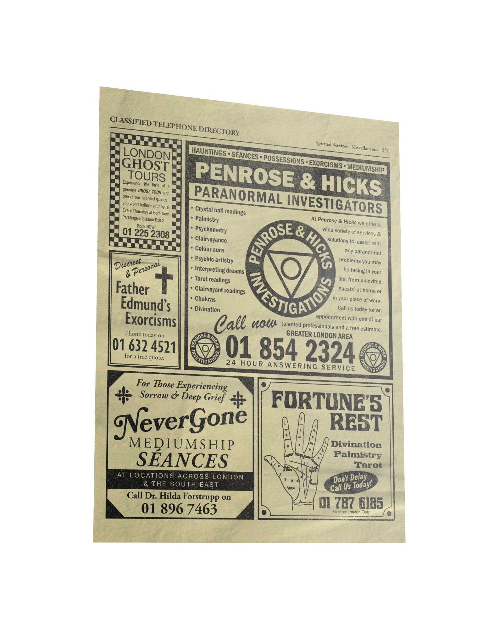 Ghost Town - Telephone directory product image (3)