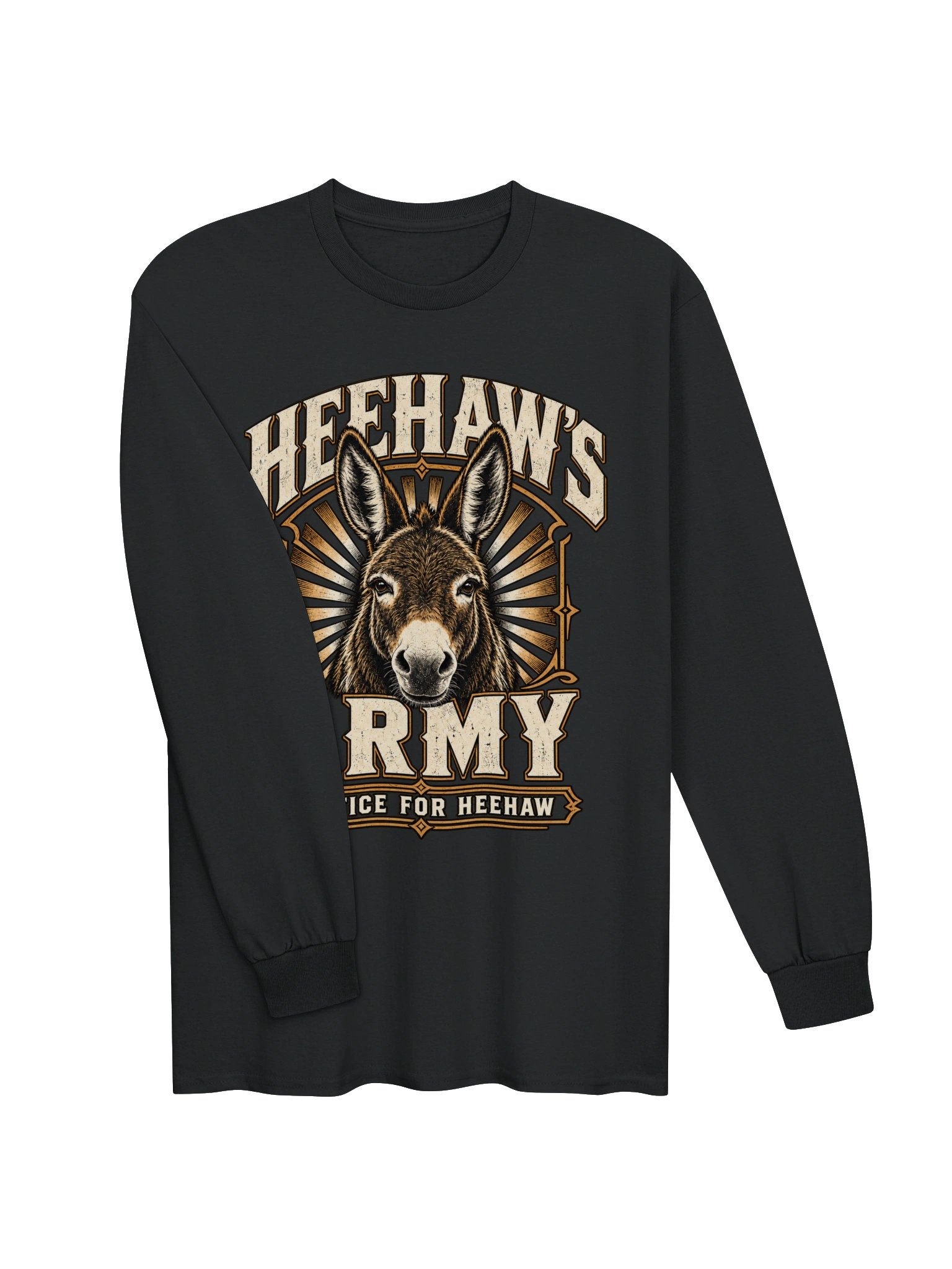 HeeHaw's Army - Long Sleeve Memorial Shirt 100% Cotton product image (3)