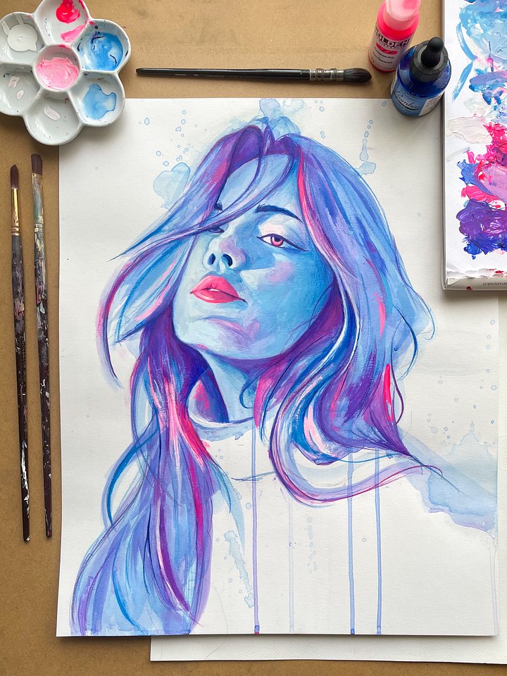 Cotton Candy Dream - Original Painting product image (1)