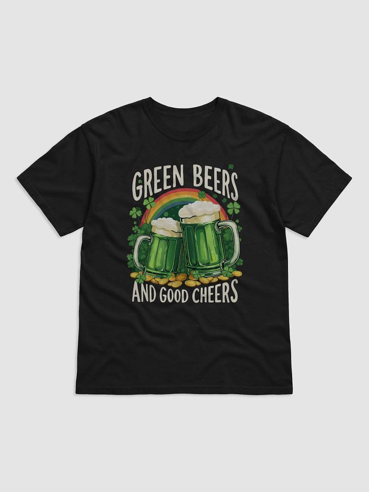 Green Beers and Good Cheers St. Patrick’s Day T-Shirt – Fun Irish Celebration Tee product image (3)