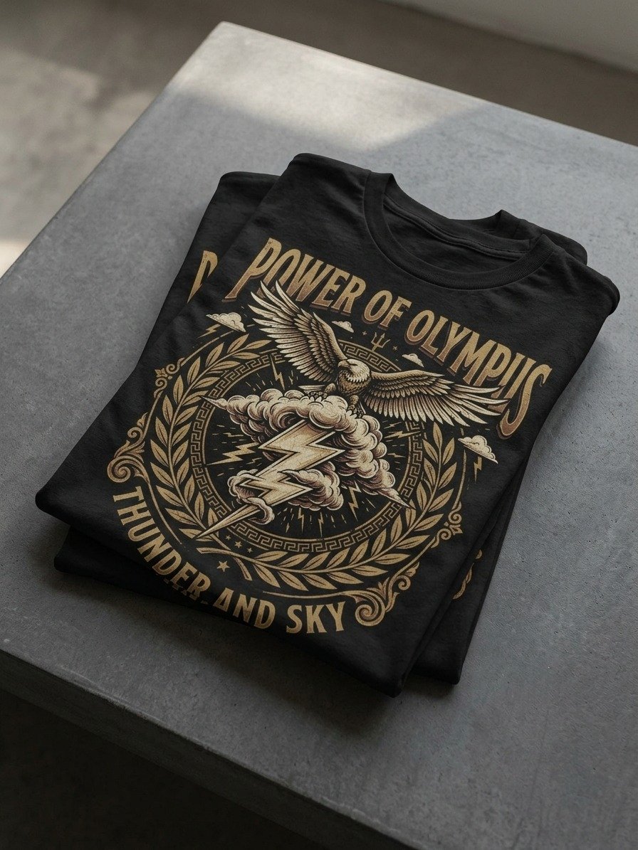Zeus Thunder T-Shirt – Greek Mythology Shirt, Power of Olympus product image (2)