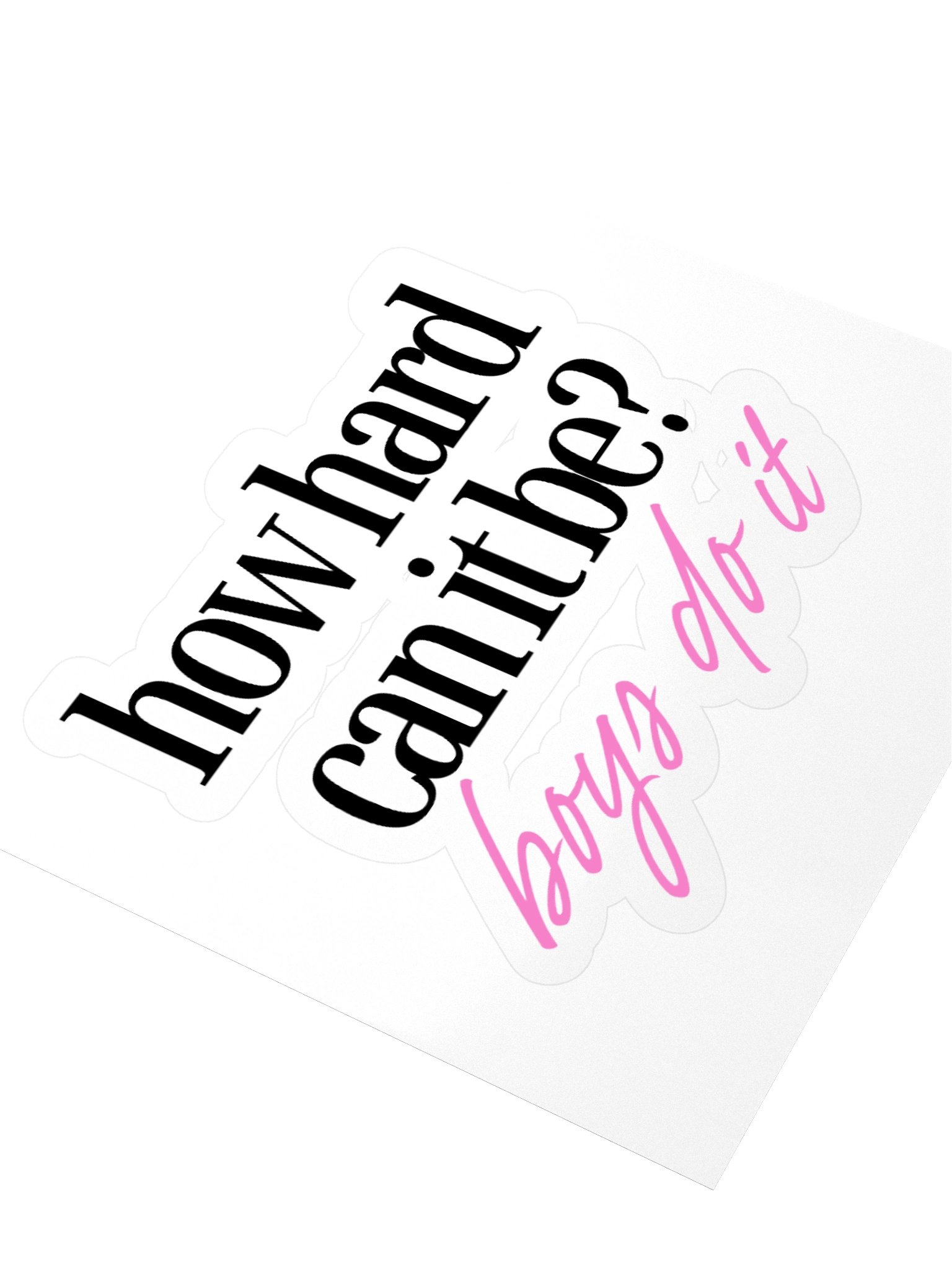 HHCIBBDI Pink Sticker product image (3)