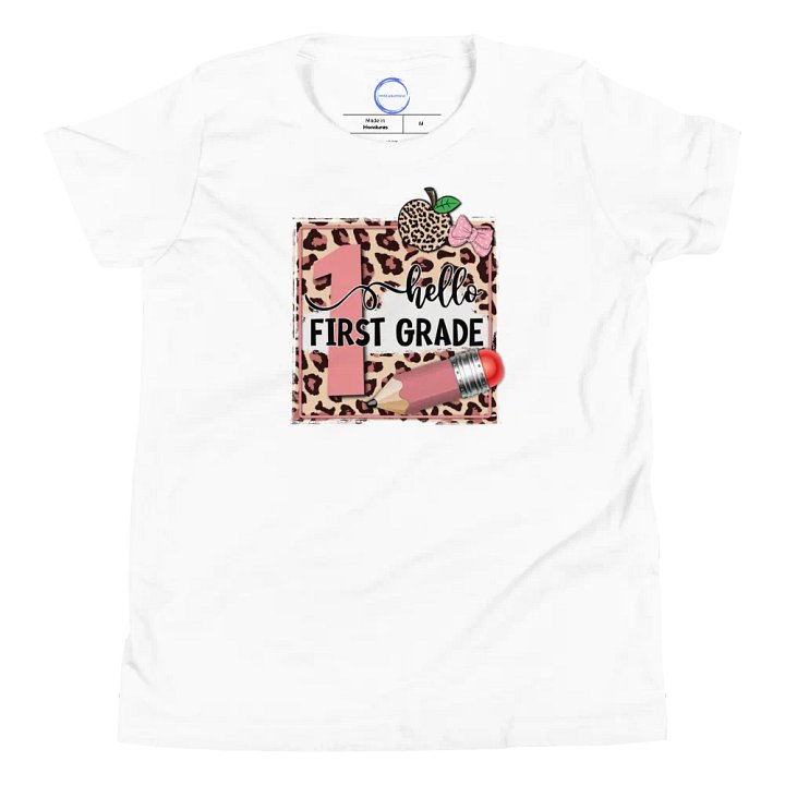 Leopard Print 1st Grade Welcome T-Shirt product image (2)