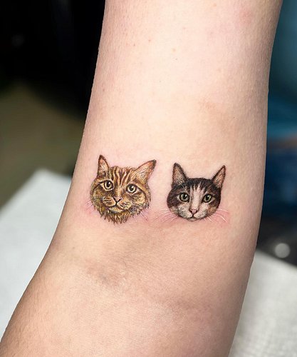 Two cuties for @nicolefacee ! Thank you for the trust 😽💕

.
.
.
#art #artist #artwork #tattoo #tattoos #tattooart #tattooarti...