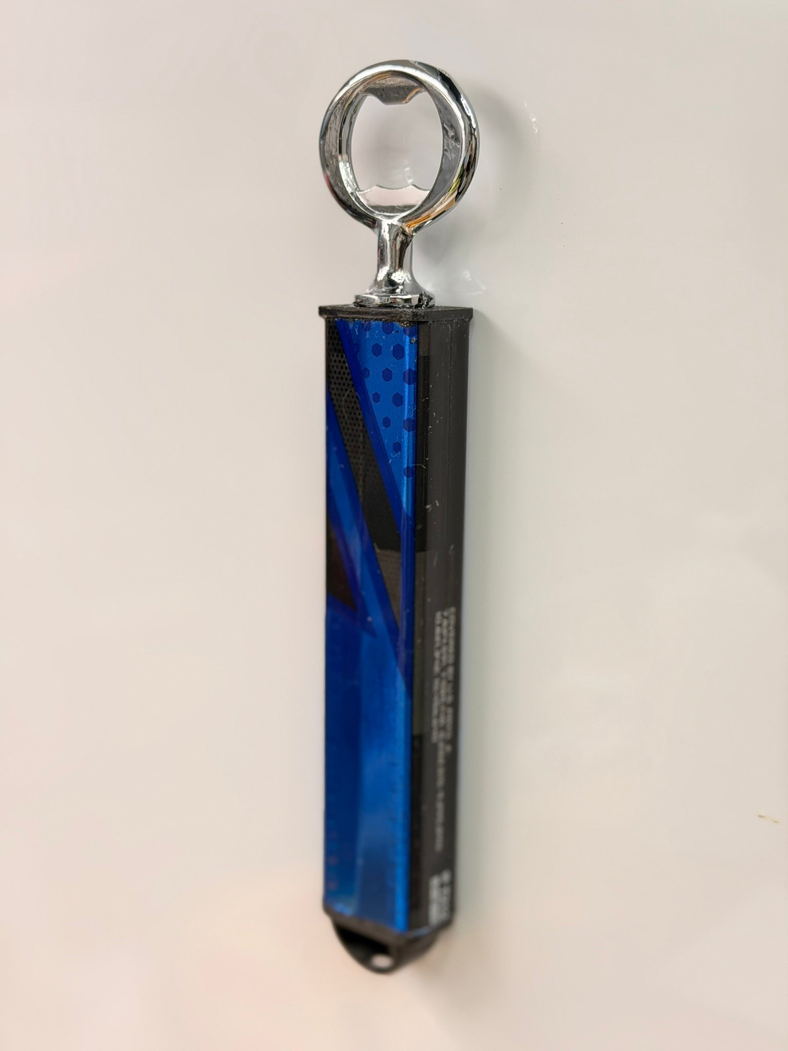 Enforcer Hockey Stick Bottle Opener - The Blue Boy (Broken-In) product image (3)