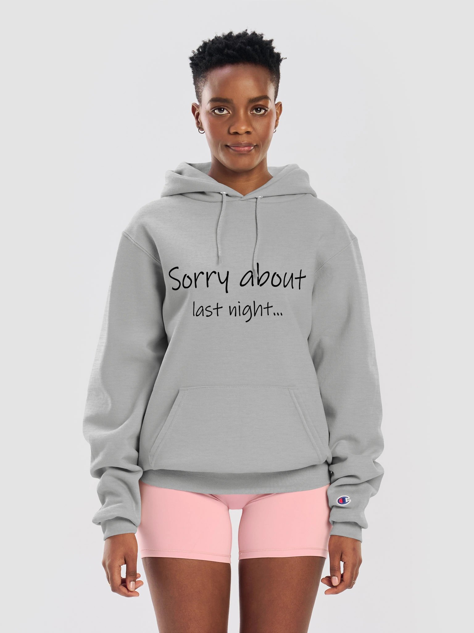 Sorry About Last Night Hoodie Lt. product image (5)