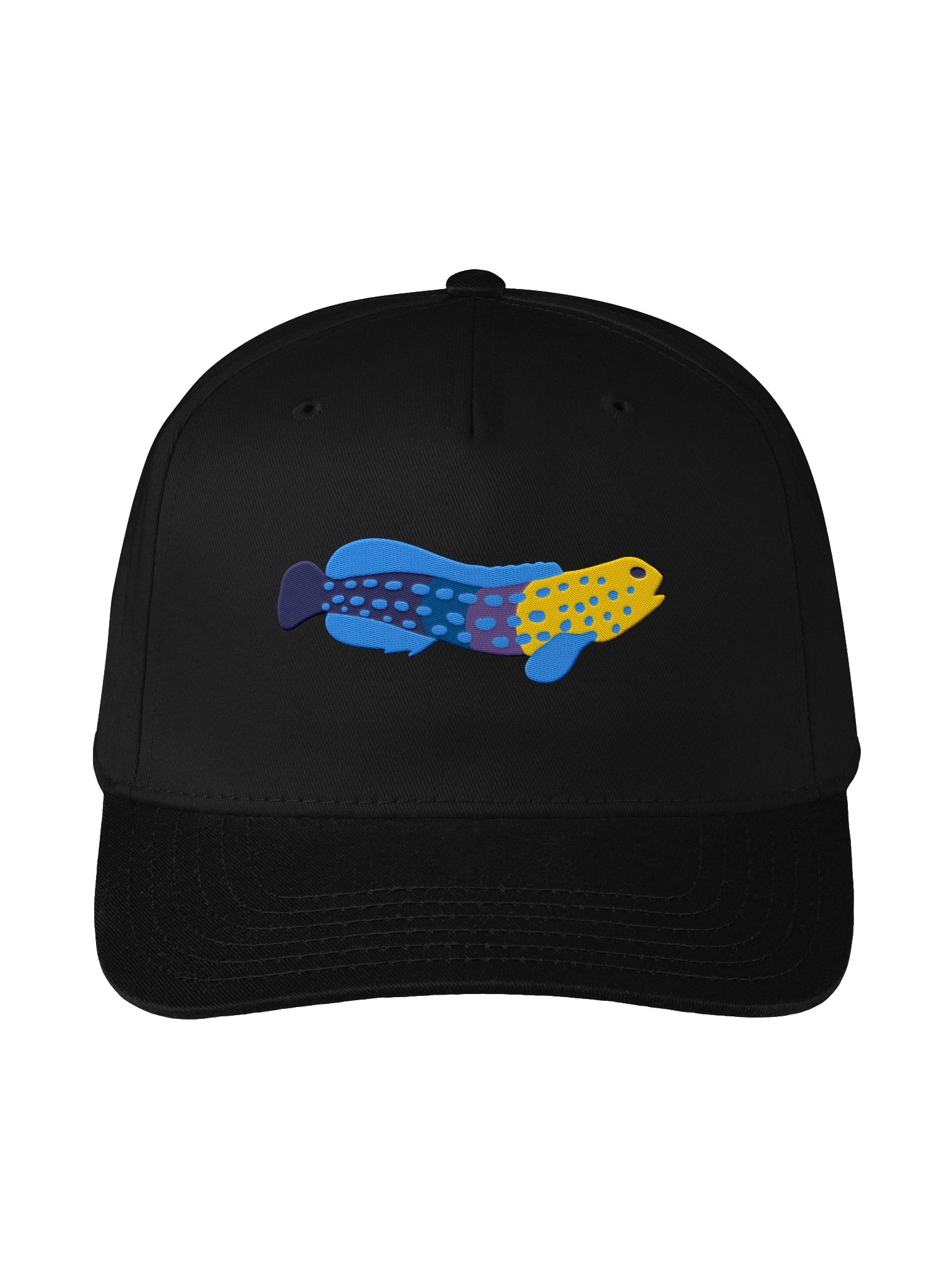 Blue-Spotted Jawfish Mid-Profile Baseball Cap (Embroidered) for Reef and Marine Aquarium Lovers product image (1)
