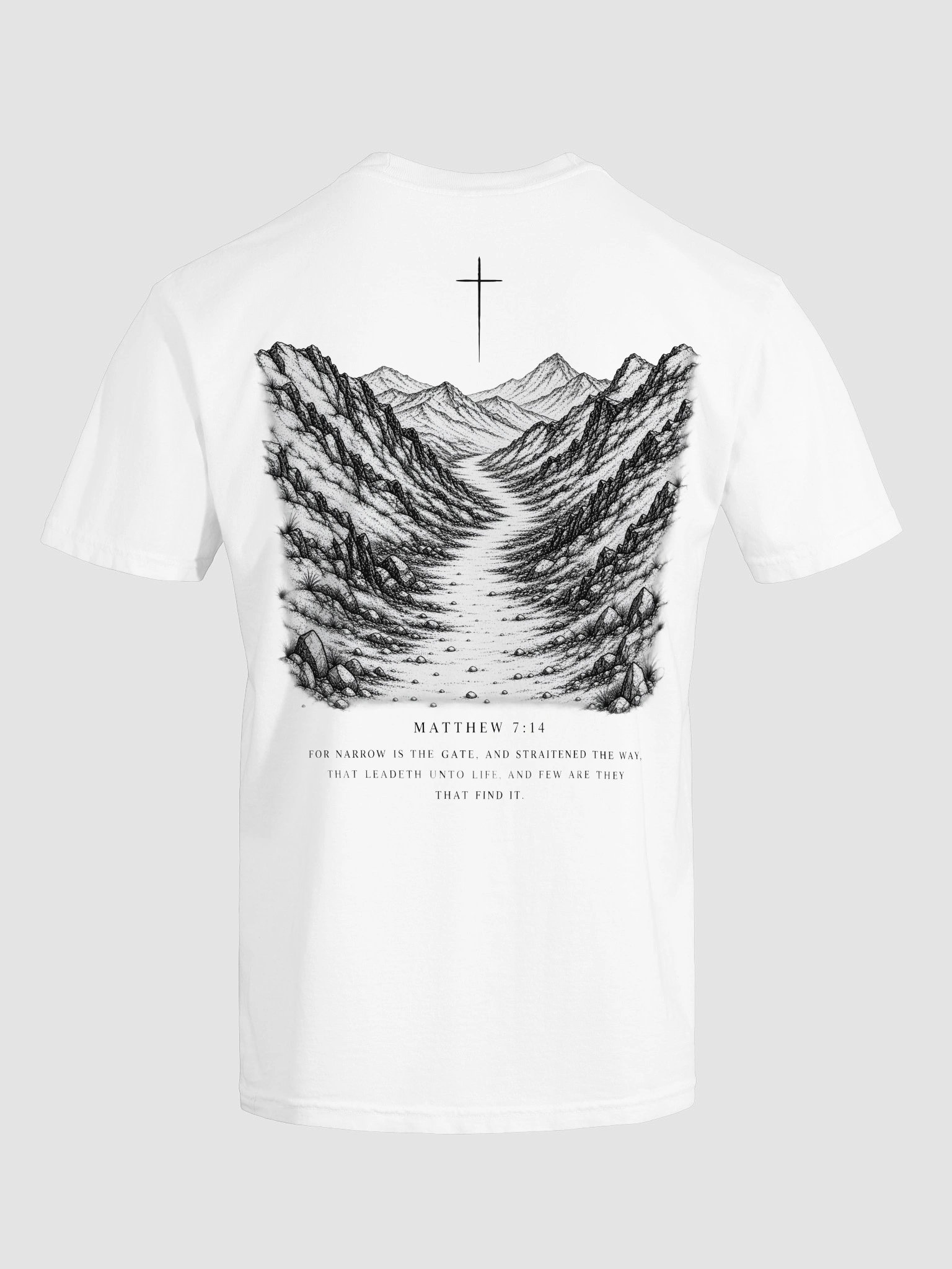 NARROWFORM MATTHEW 7:14 TEE SHIRT product image (7)