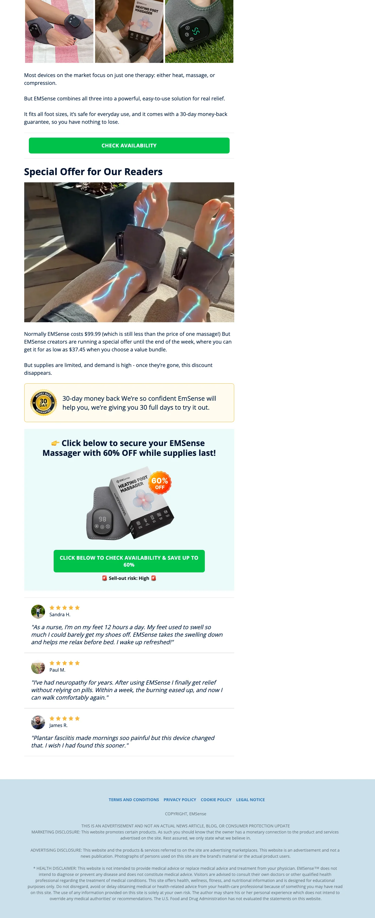 EMSense Funnel | Funnelish Template product image (3)