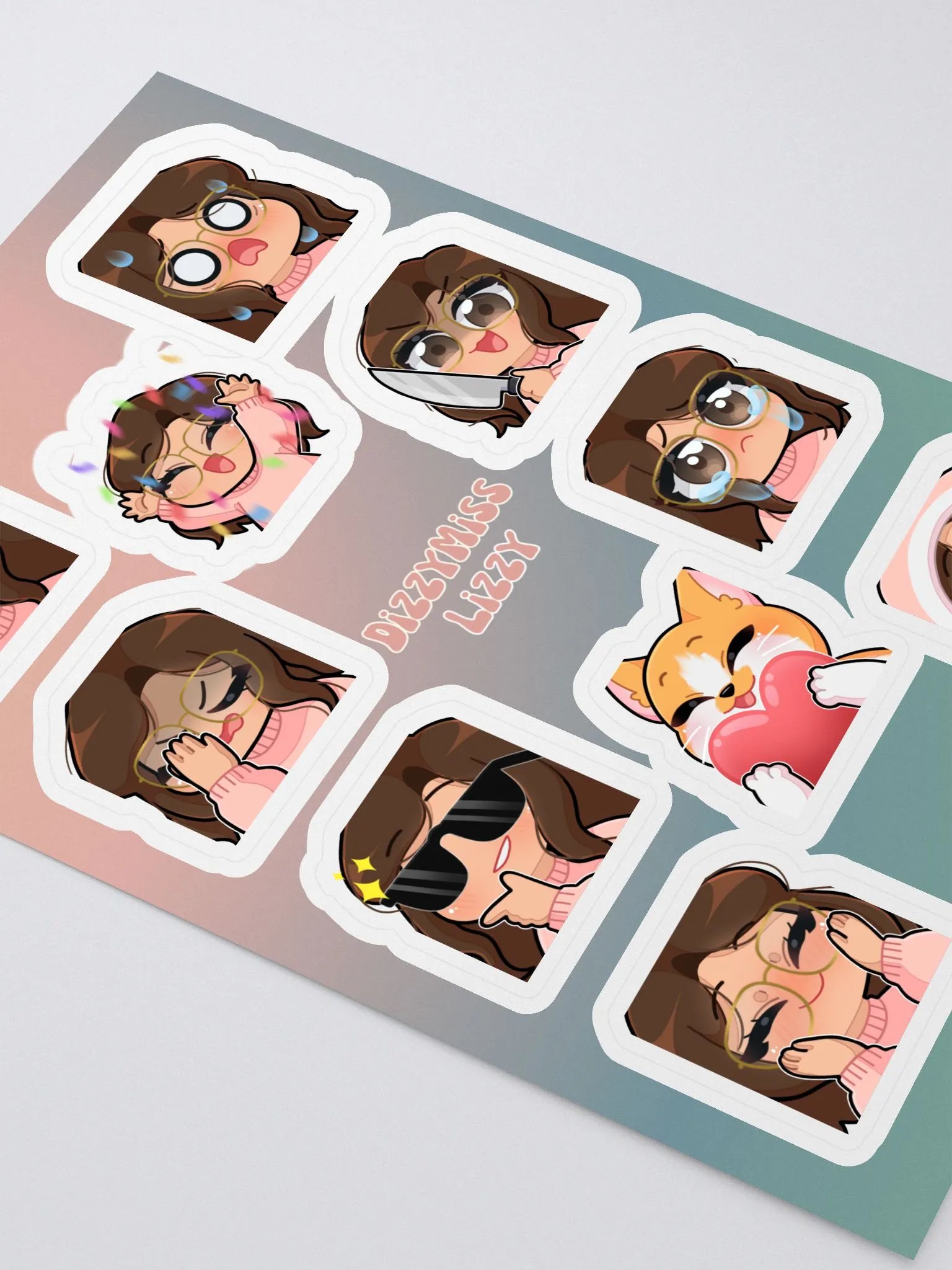 Emote Sticker Sheet product image (2)