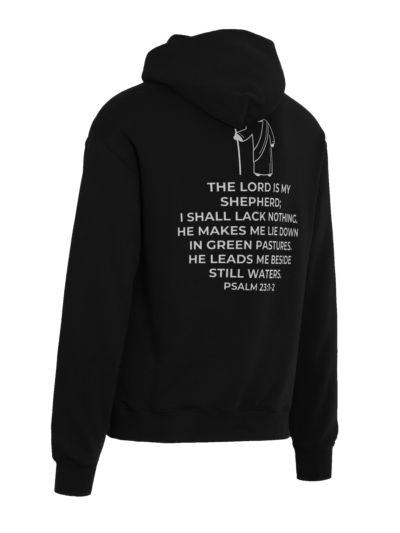 Psalm 23:1 Eclipse Oversized Hoodie product image (6)