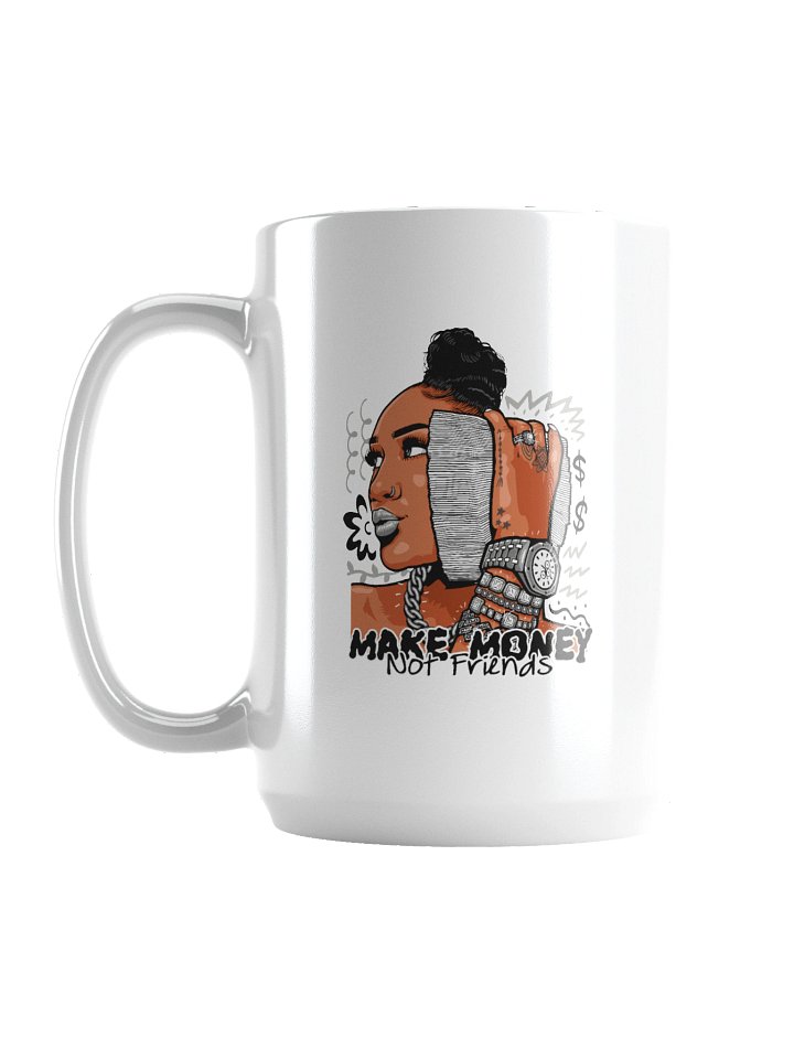 Ceramic Mug – Money Talks Modern Graphic Coffee Mug for Daily Use product image (1)
