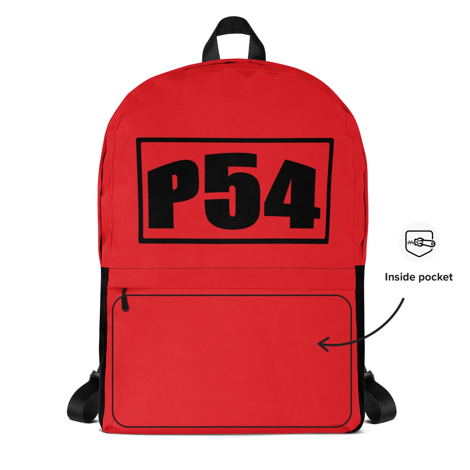 P54 Bold Letter Red Backpack product image (5)
