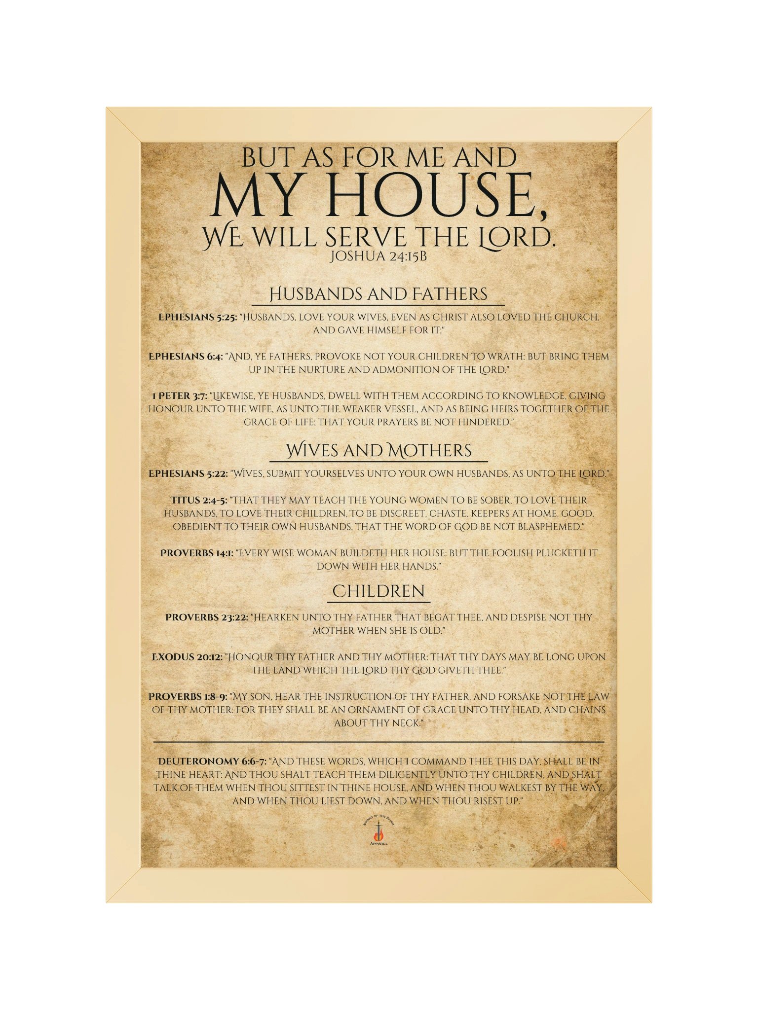 Family Verses Poster product image (1)