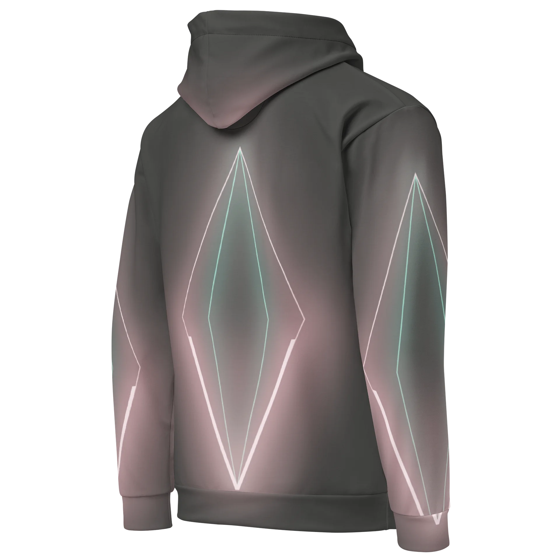 Neon Diamond Glow Unisex Hoodie product image (4)