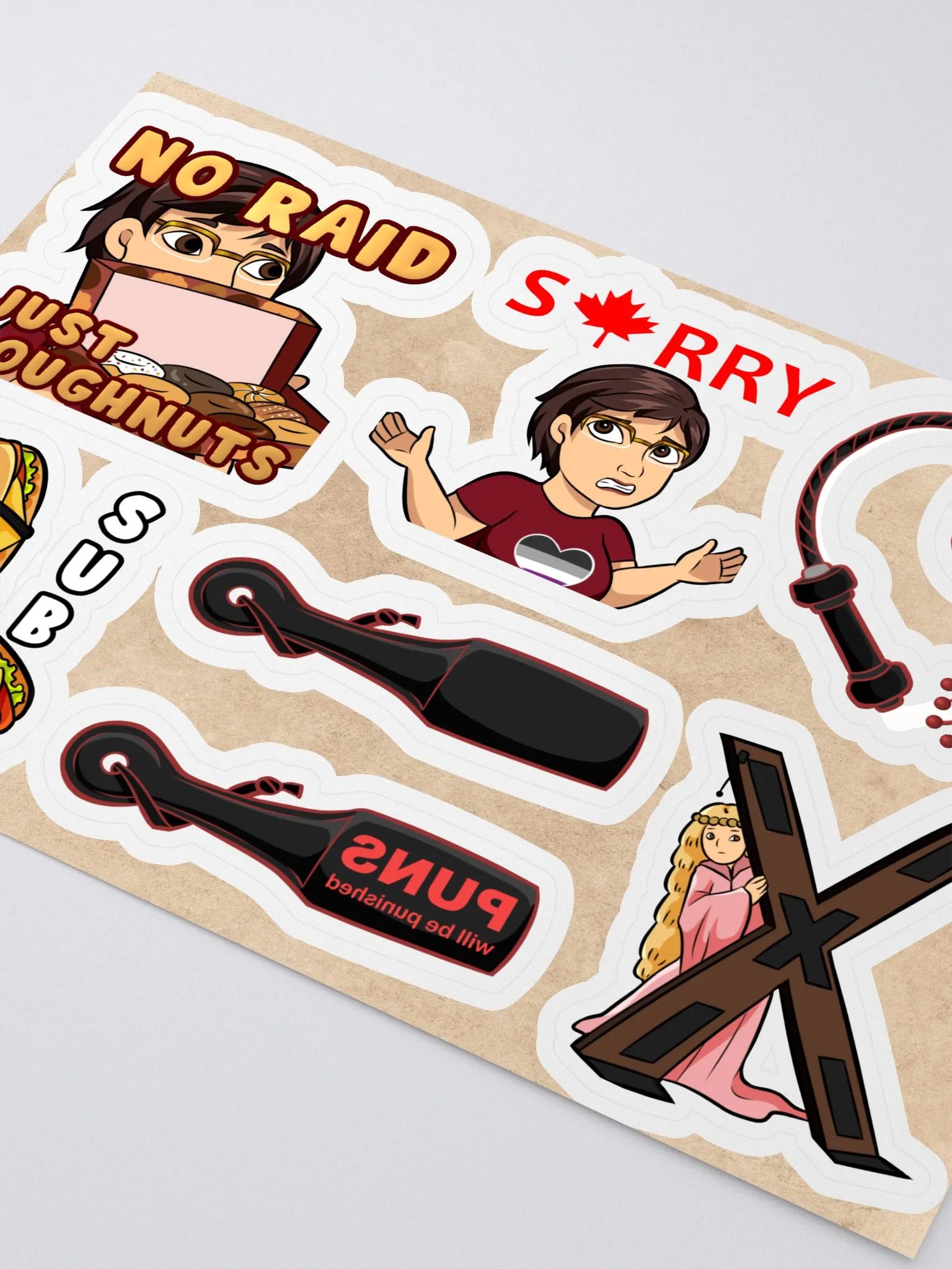 Commissioned Emotes sticker set 🇦🇺 🇨🇦 🇪🇺 🇺🇸 product image (2)