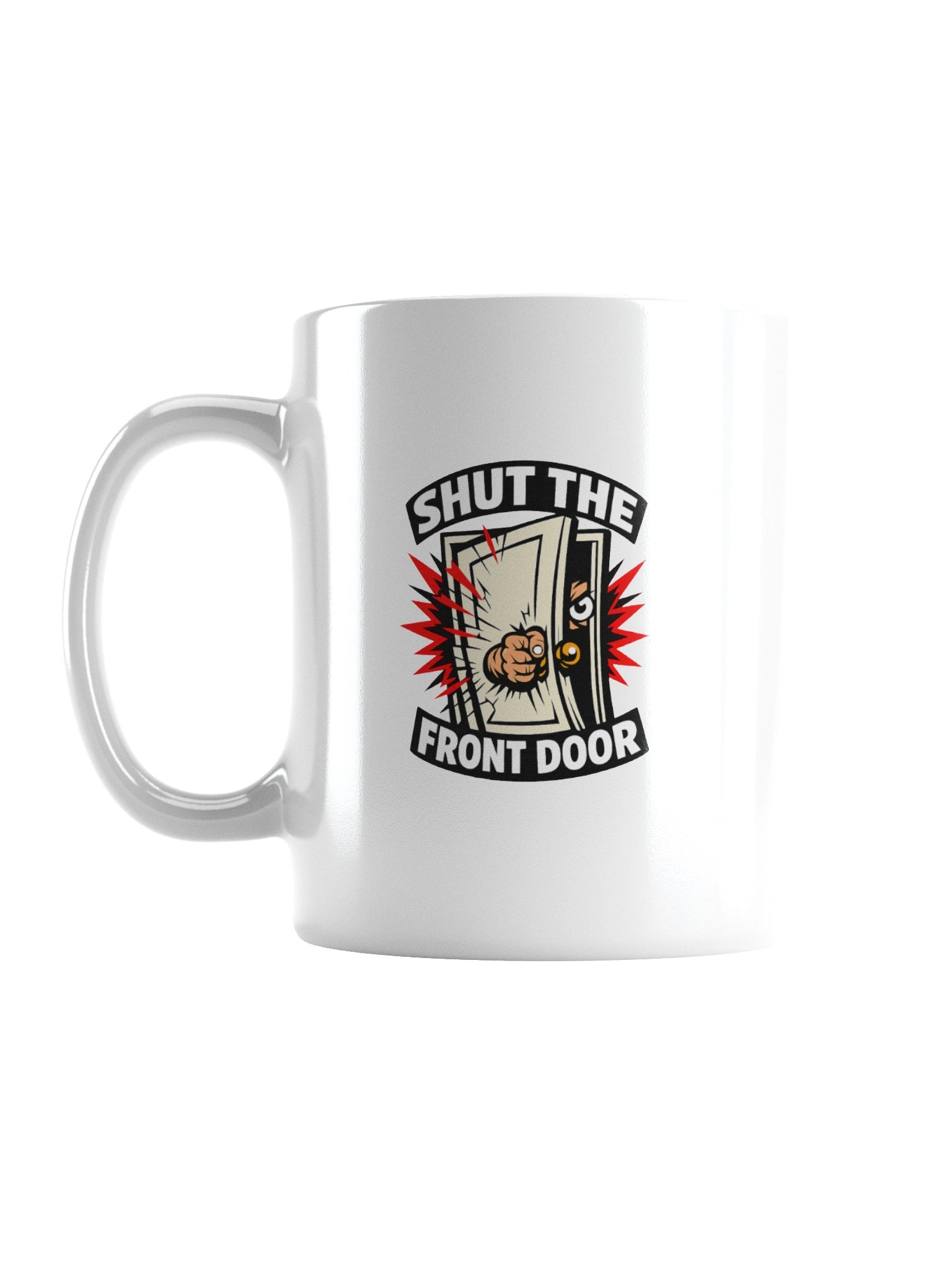 Motion Impact Mug: Shut the Front Door product image (3)