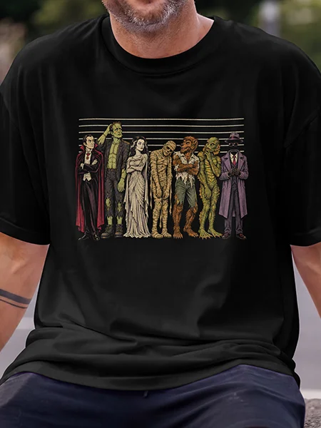Monster Lineup — Classic Horror Group Tee product image (5)