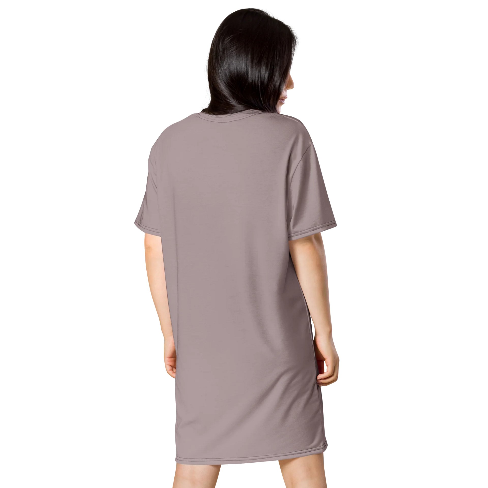 Oversized T-Shirt Dress - Soft Careys Pink, Sizes 2XS-6XL product image (2)