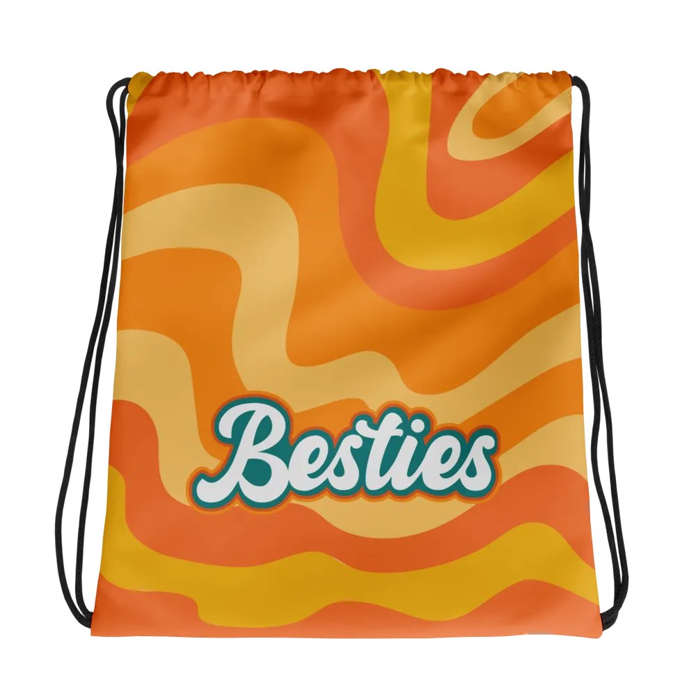 Besties Drawstring Bag product image (1)