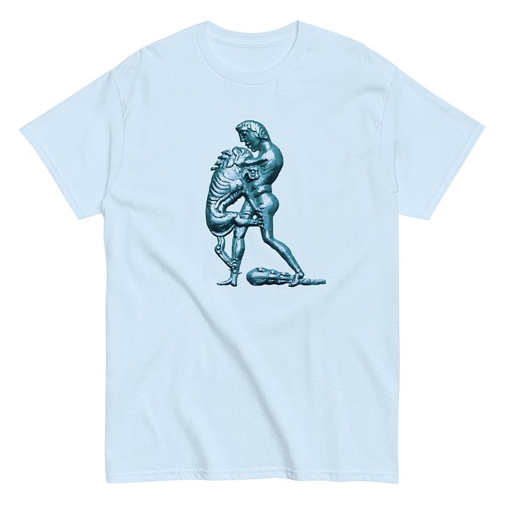Hercules vs. Nemean Lion Roman Art from 80 BC, T-Shirt product image (7)