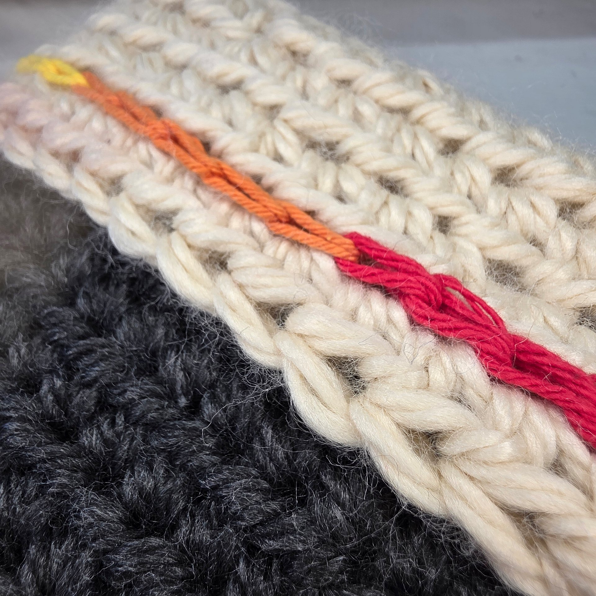 Crochet Pride Holiday Stocking: LGBTQIA, Holiday or Christmas Gift, Handmade product image (5)