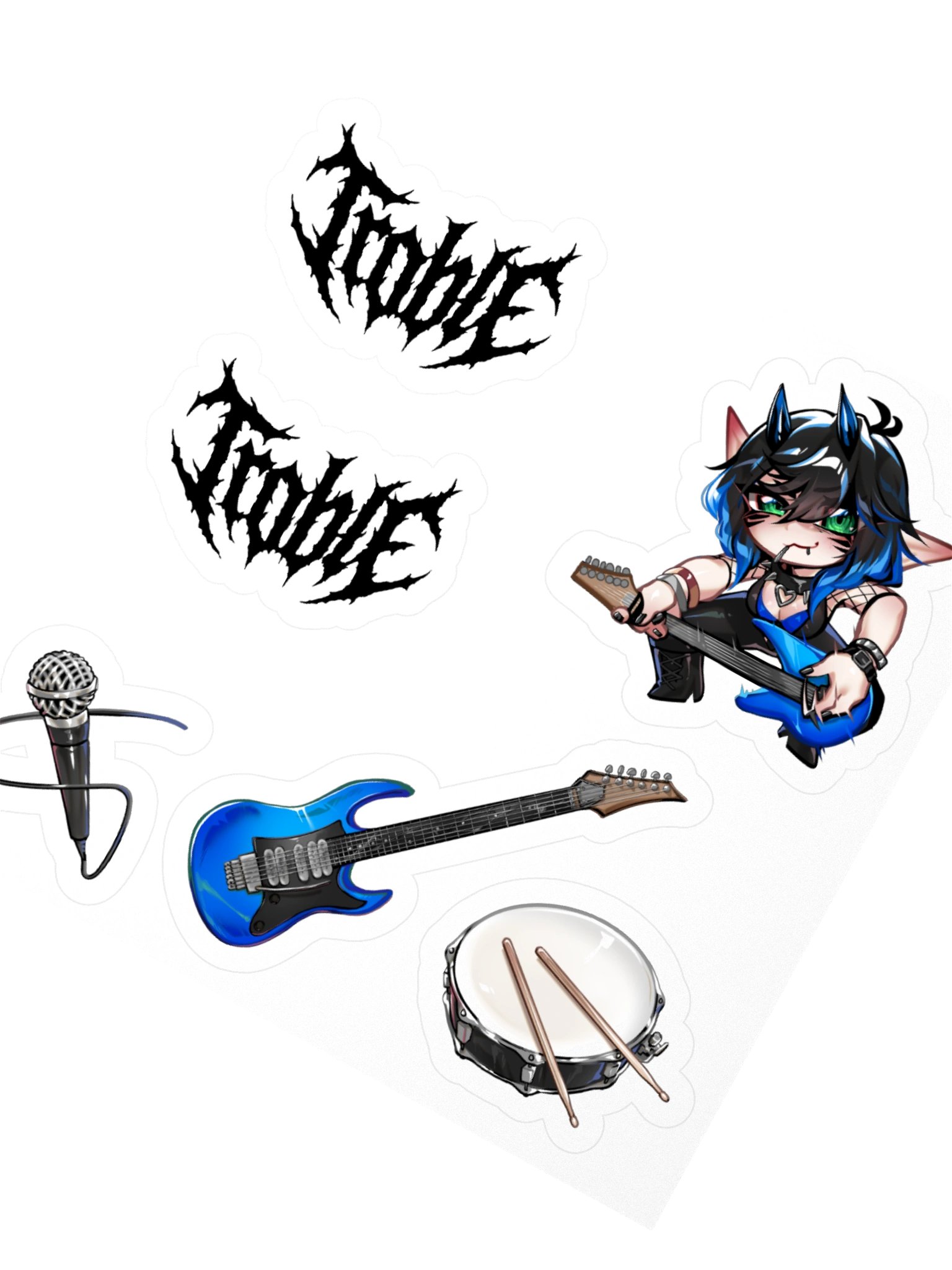 Troble Concert Kiss-Cut Stickers product image (2)