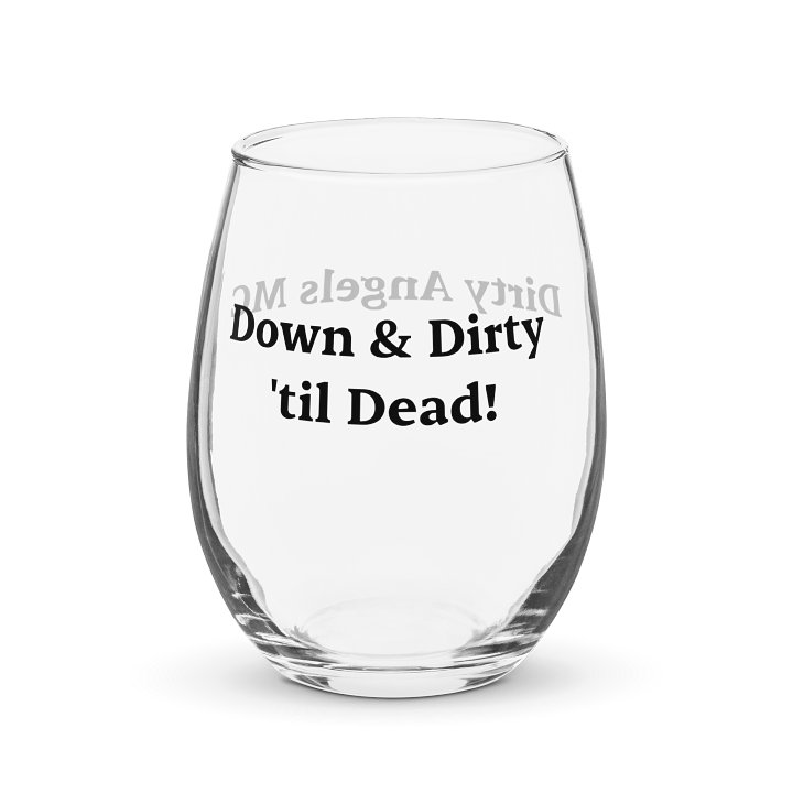 DAMC Down & Dirty Stemless Wine Glass product image (1)