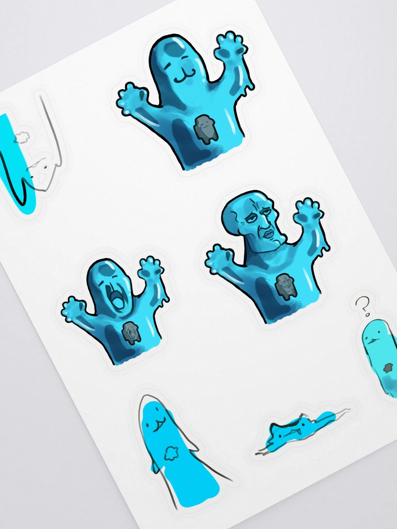Blobert Goopington Sticker sheet product image (1)