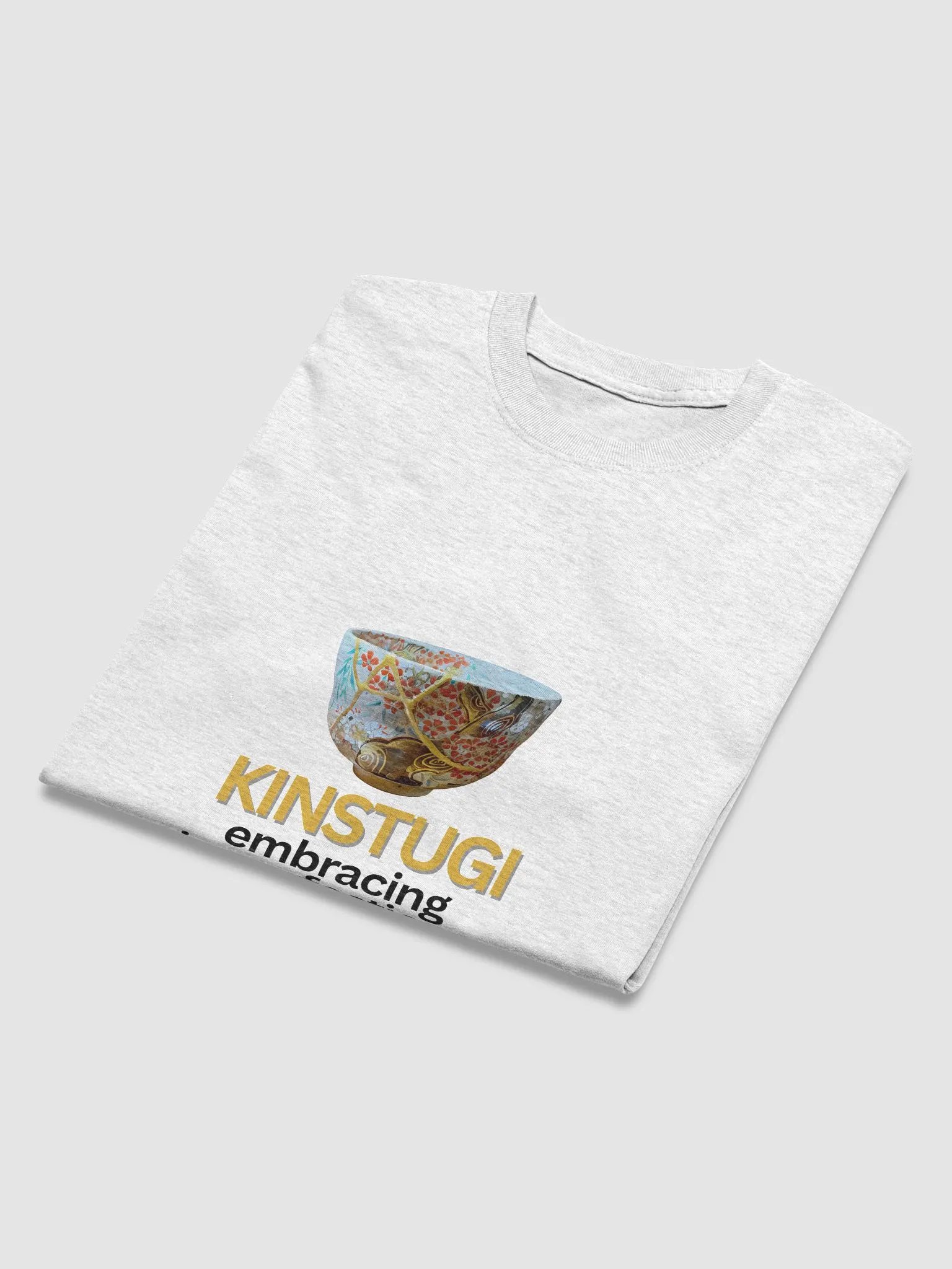 Gildan 5000 with original Kintsugi tea bowl design product image (29)