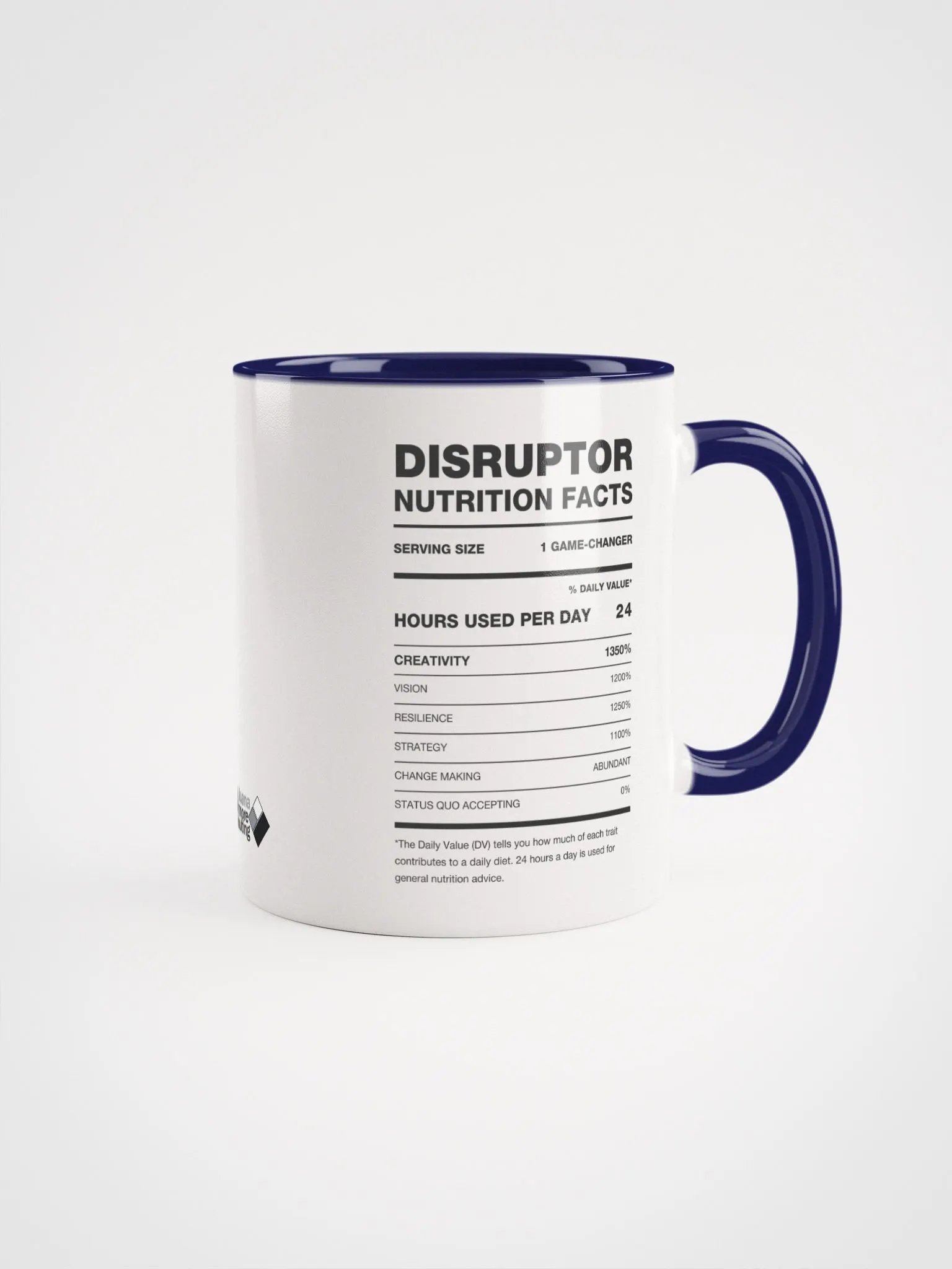 DISRUPTOR Nutrition Facts Ceramic Mug product image (2)