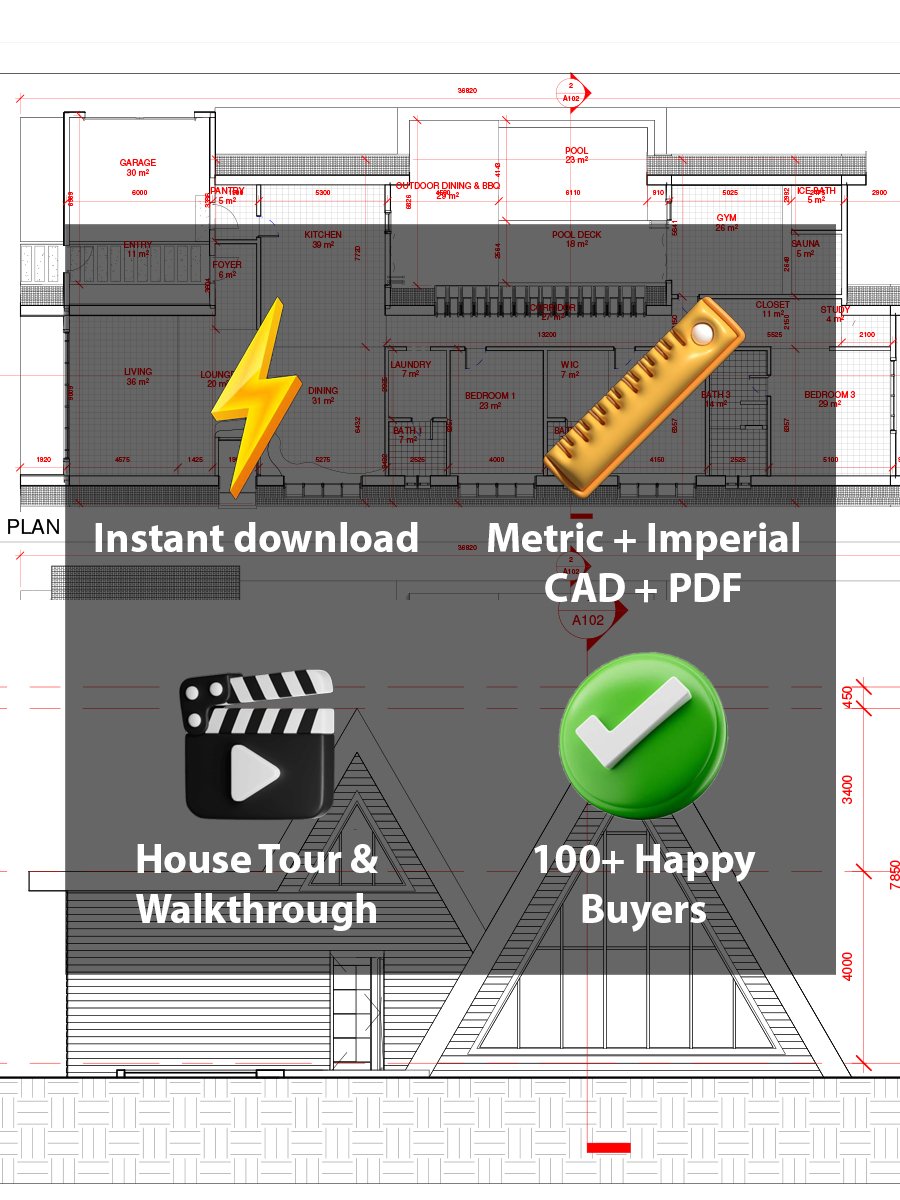 Shipping Container House 03 - Drawings\Blueprints CAD + PDF - Metric & Imperial product image (3)