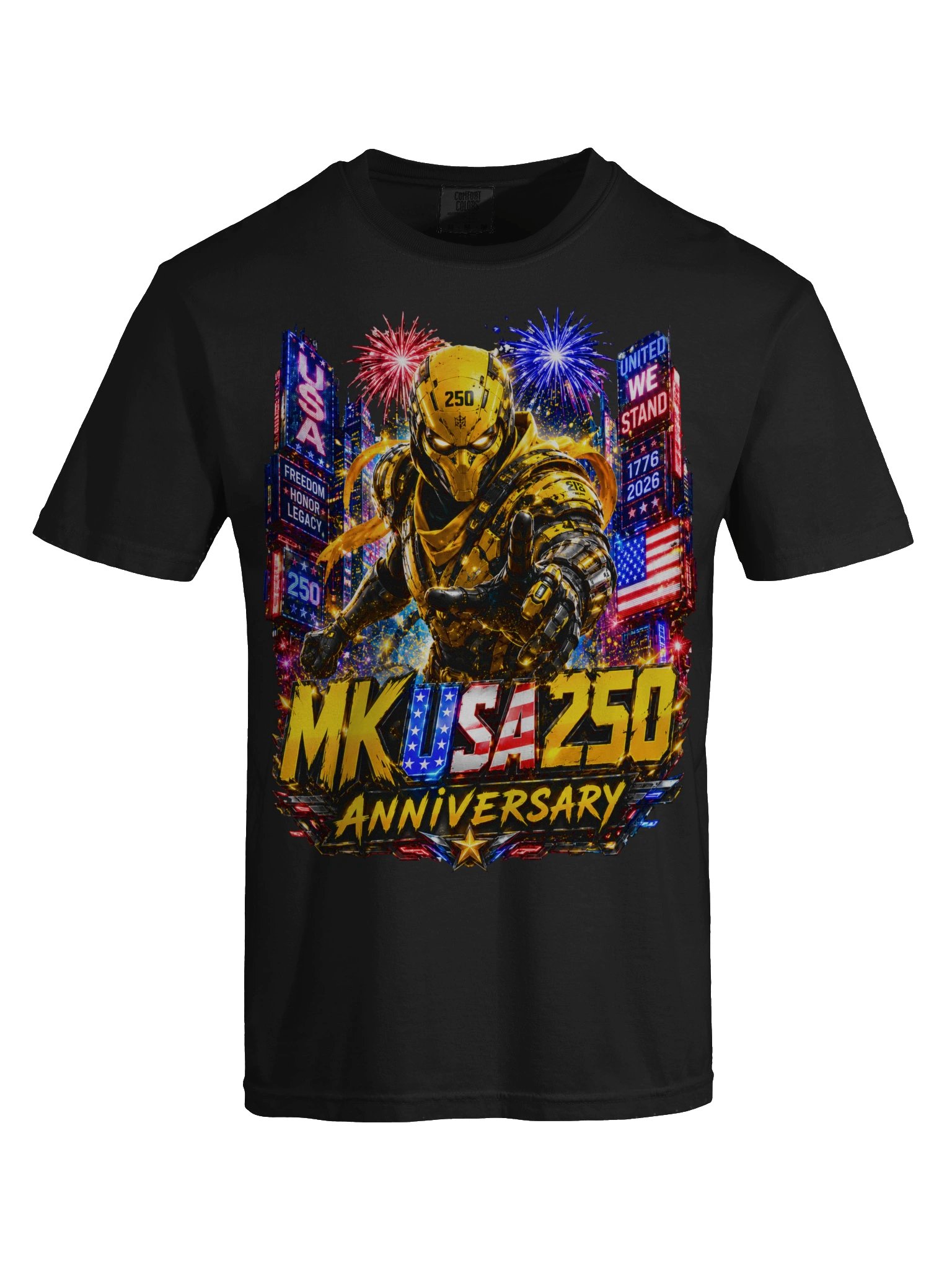USA 250th Anniversary Armored Patriot Shirt – 1776–2026 America Tee product image (45)