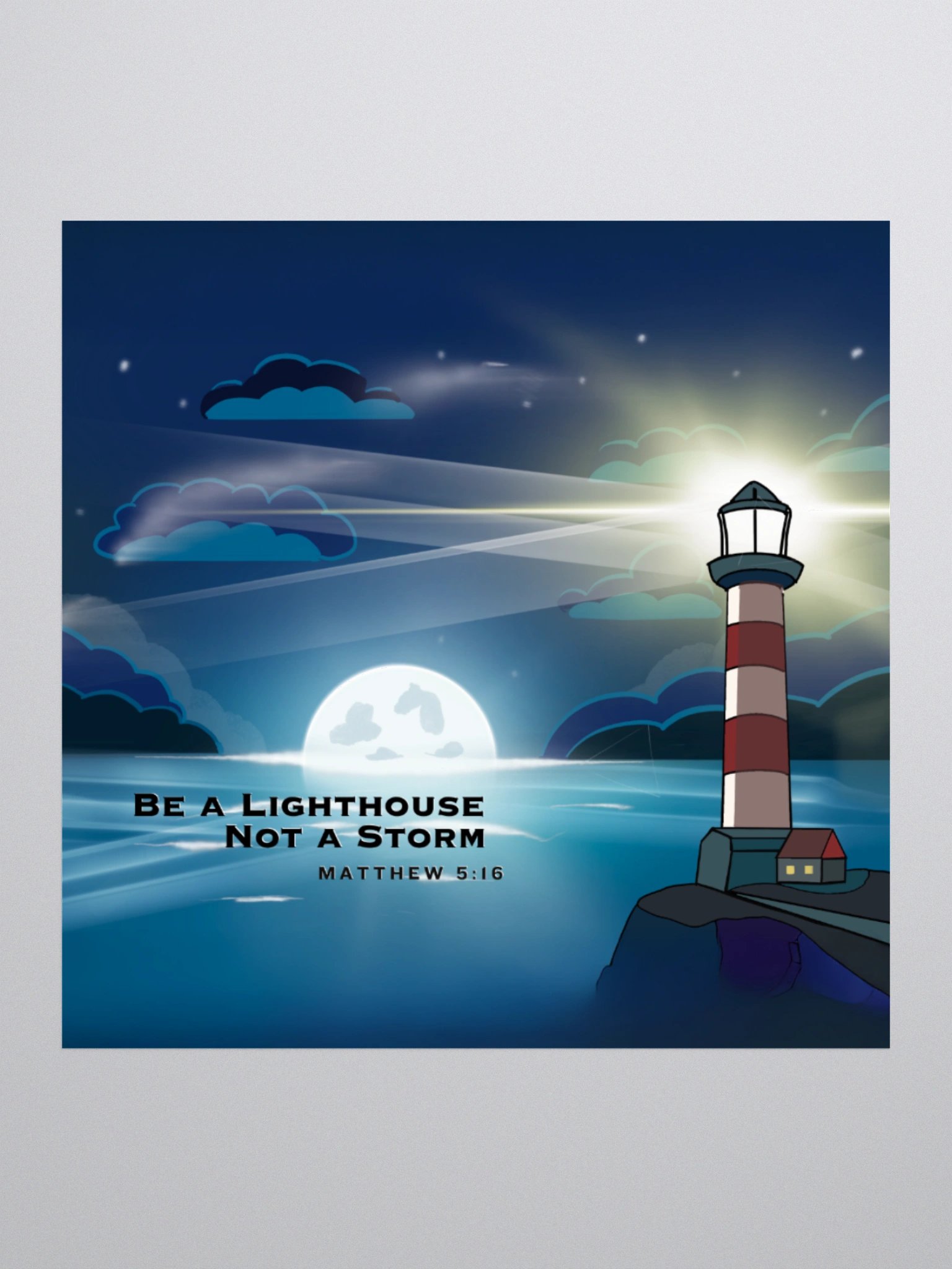 Be a Lighthouse Sticker product image (1)