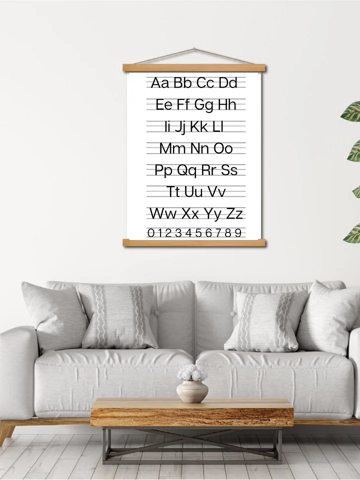 Print Alphabet Reference Chart — Wall Poster product image (1)
