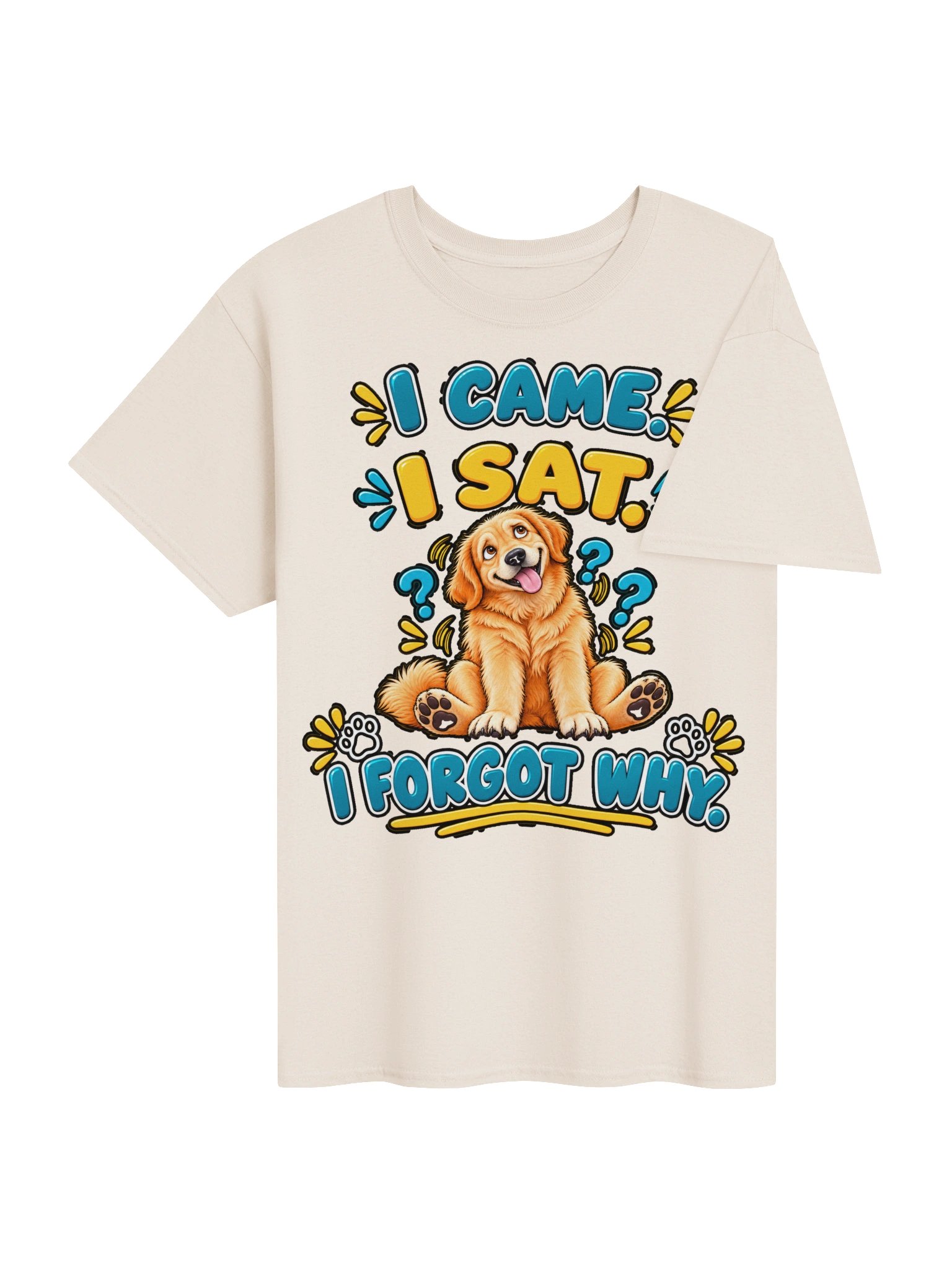 I Came. I Sat. I Forgot Why. – Funny Dog T-Shirt product image (4)