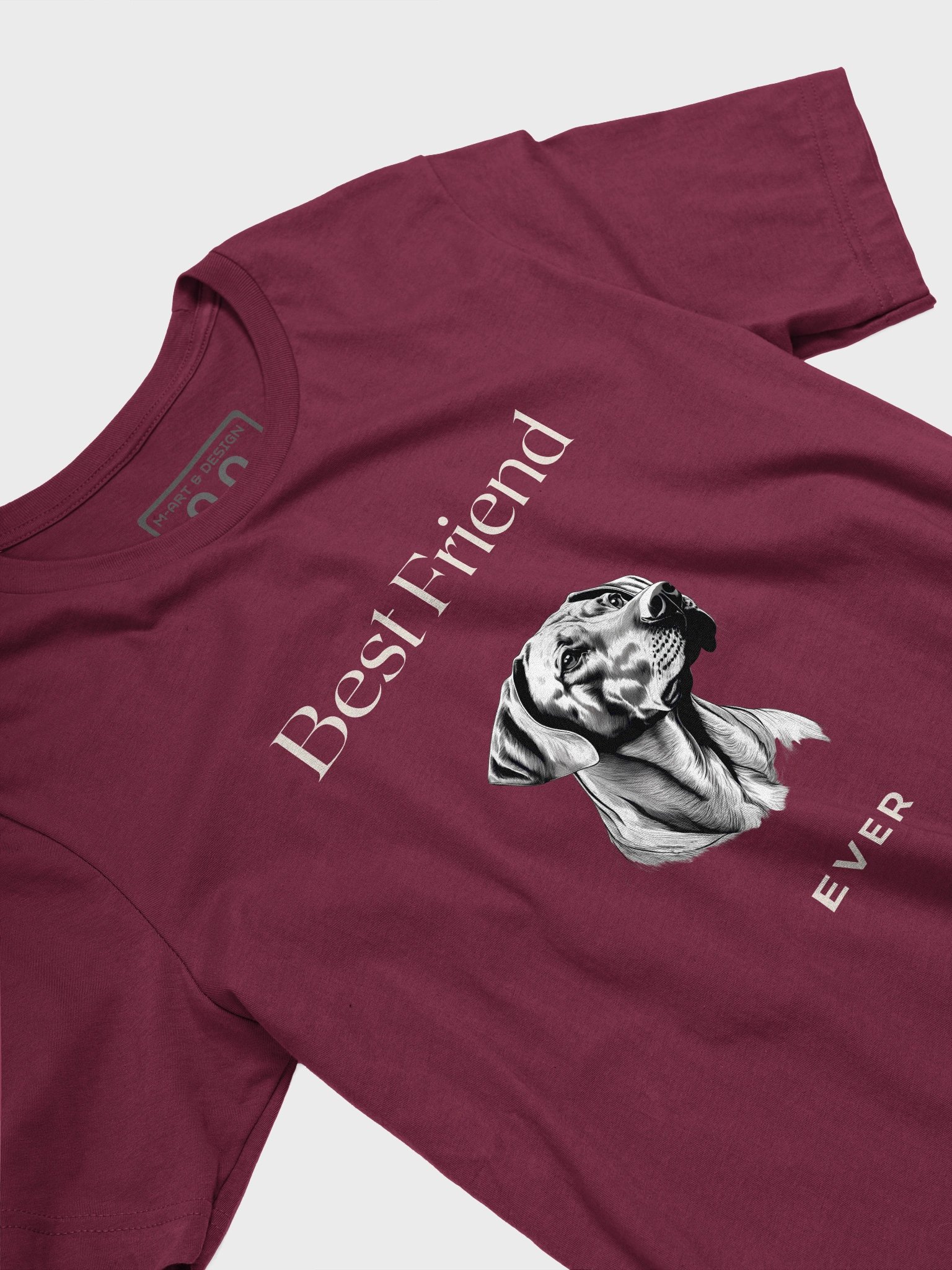 Best Friend Ever Rhodesian Ridgeback Dog Head T-shirt product image (3)
