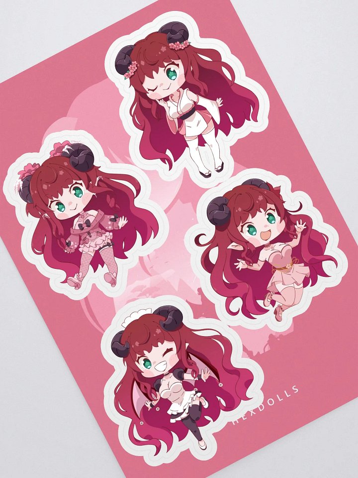 Chibi Hex Stickers product image (1)