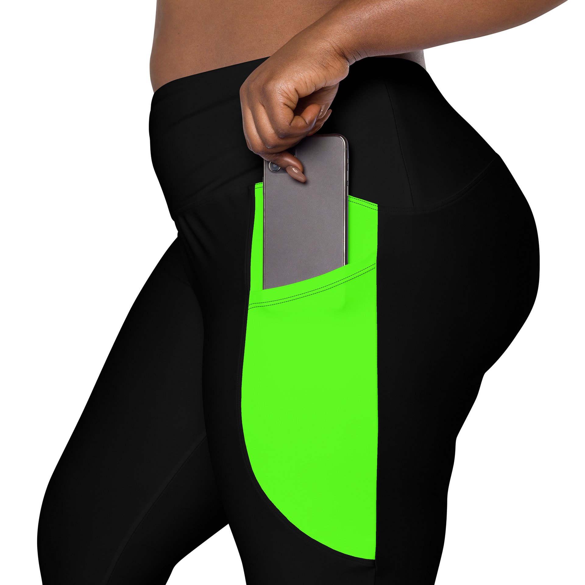 Neart | Crossover Semi Compression Workout Leggings with Pockets & Sun protection product image (6)
