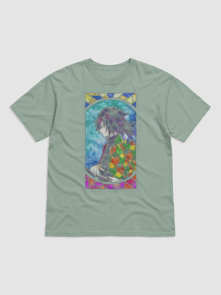 Elegant Giyu Tomioka in Stained Glass Style product image (4)