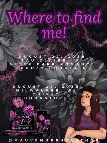 I have a lot of great events coming up! I’m stocked on books, artwork, & my smut lover bags! AND I’m ready to make more autho...