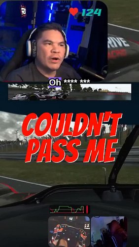 He couldn't pass me #fyp #gamer #simracing #gaming #lemansultimate