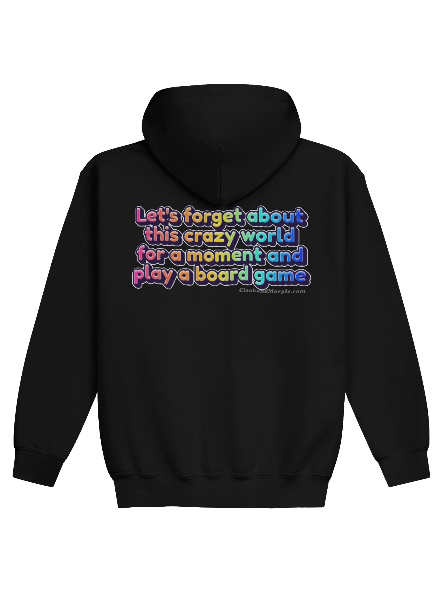 Cloak and Meeple Rainbow Logo Youth Hoodie product image (1)