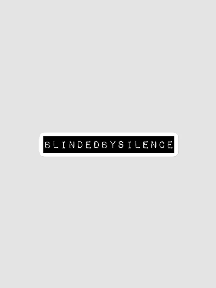 BlindedBySilence Sticker product image (1)